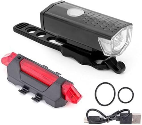 Miniatura 4 de Waterproof Lamp USB LED Rechargeable Front and Tail Light Set Bike Accessories USB Rechargeable Cycle Lamp