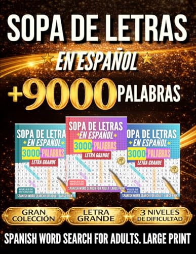 Imagen de Sopa De Letras En Español Con Letra Grande Para Adultos