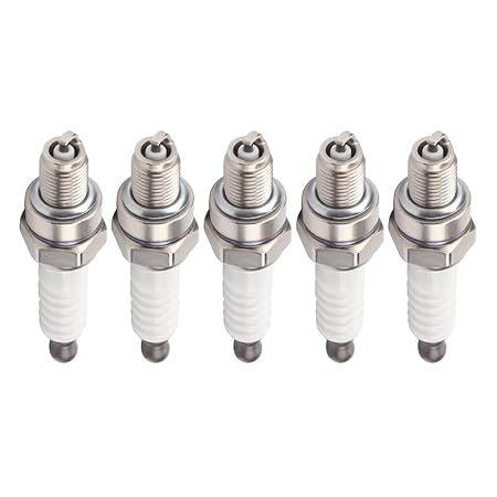 Ginode CR5HSB 98056-55777 Spark Plug fit Honda GX100 GX22 GX31 GXH50 GXR120 GXV50 GXV57 Engines Generators, Pack of 5