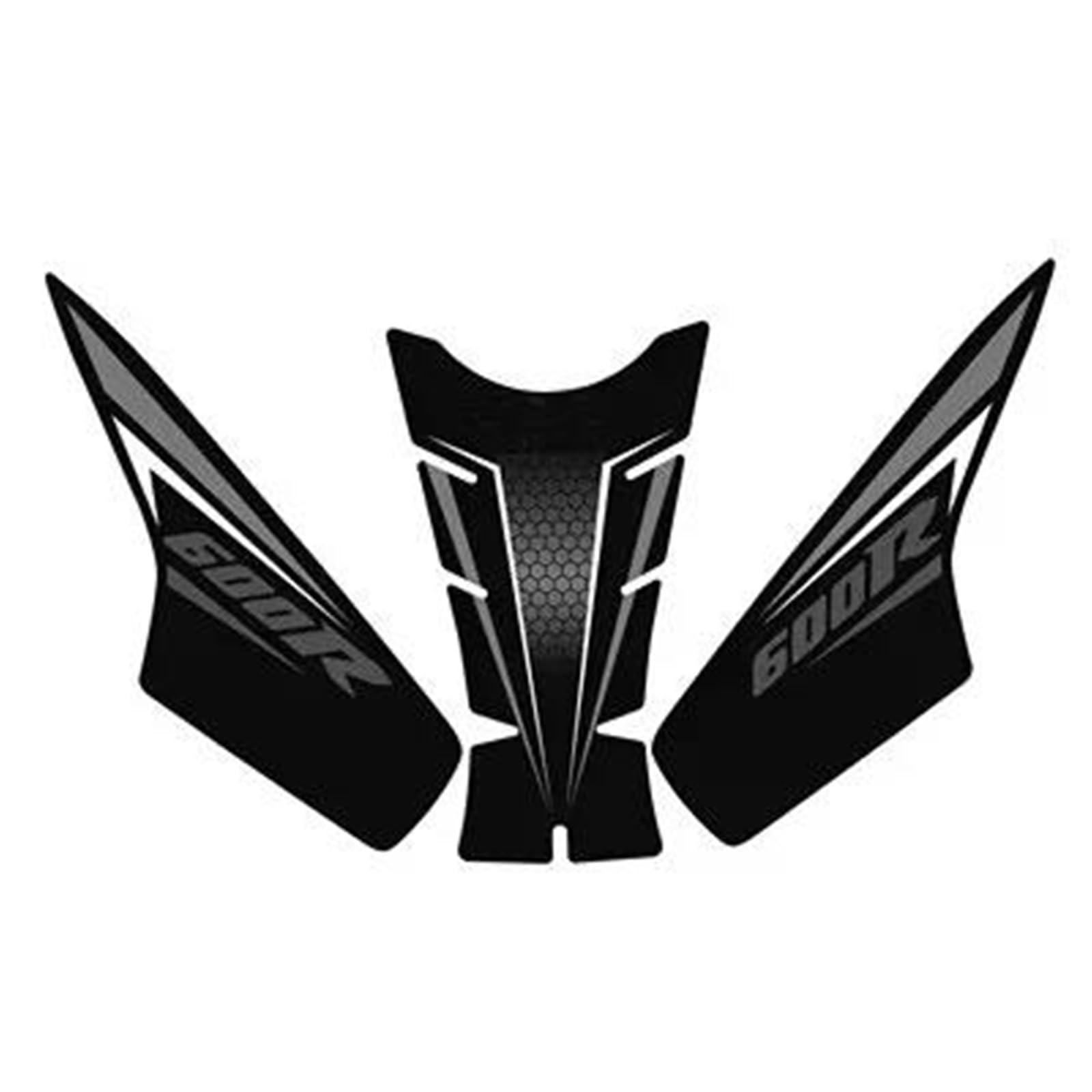 Jtwmty Color3 Motorcycle Protector Anti Slip Tank Pad Side Traction Sticker For Qjmotor Race 600 Race600 Rr Bike Tank Film(Color3)