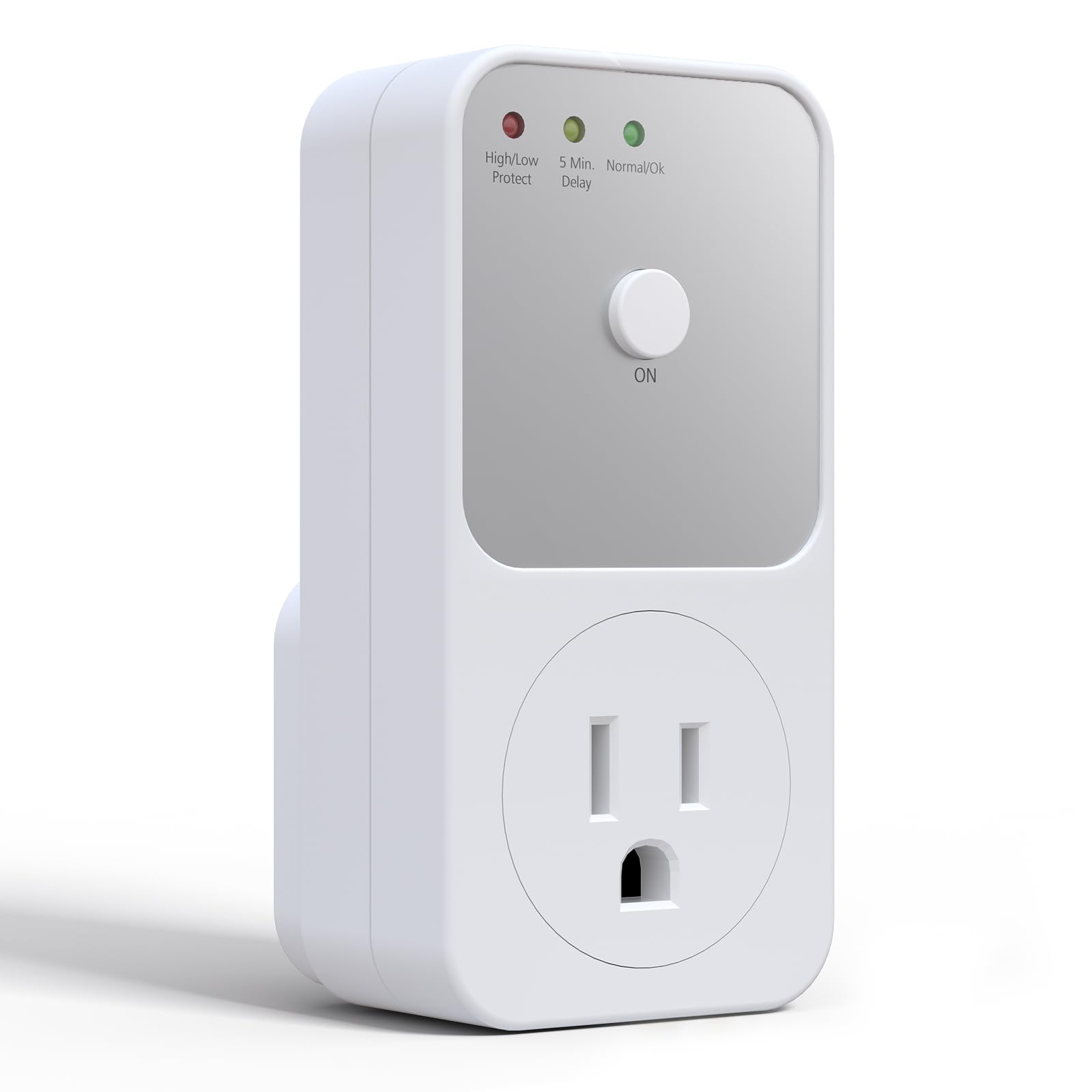 BSEED Surge Protector - 1800W Single Outlet for Refrigerator, TV, PC, Home Appliance - Wall Outlet With Ground & Protected Light Indicators, 120V, 15A, 1 Pack