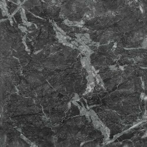 VaryStyle 18-Sheet Vinyl Flooring Peel and Stick Floor Tile Black
