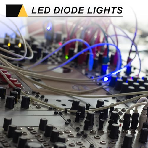 Diode LED 10mm orange 12V pré-câblée sourcing map de haute luminosité x50 - 4