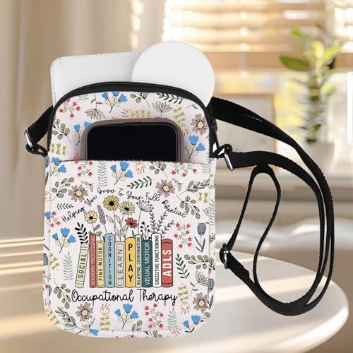 ZJXHPO Occupational Therapist Appreciation Gift OT Cross Body Bag Occupational Therapy Messenger Bag OTA Shoulder Bag4