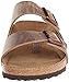 Birkenstock Unisex Arizona Sandal,Waxy Leather Tobacco Brown,38 M EU