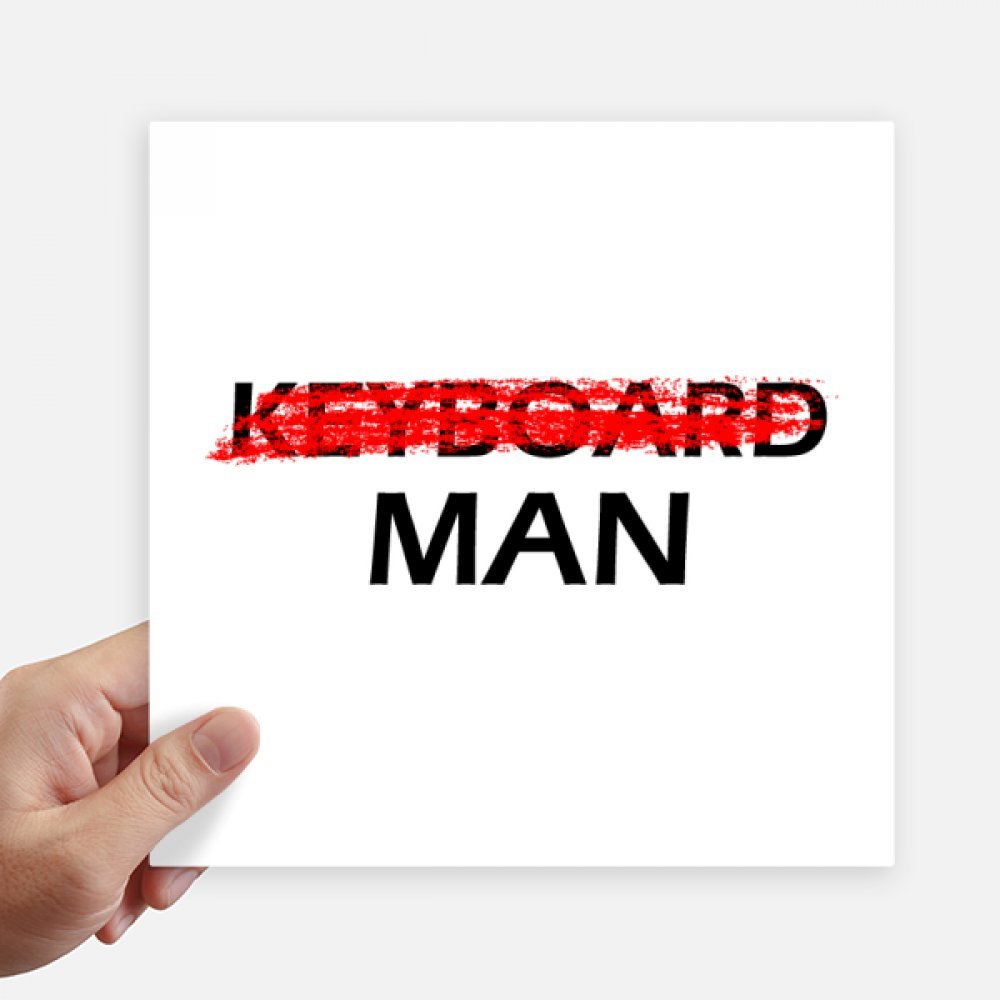 Autocollant Ne Soyez Pas Un Clavier Homme 20cm sticker moto valise pc portable décoration murale