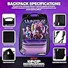 AI ACCESSORY INNOVATIONS K-Pop Demon Hunters Huntrix 16” Backpack for Girls, Featuring Rumi, Zoey, Mira, Rubber Molded Bag Charm, Huntrix - Image 5