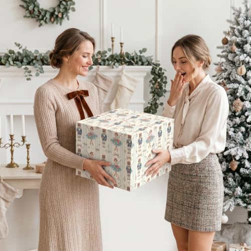 Vintage Christmas Wrapping Paper Roll  - image 6