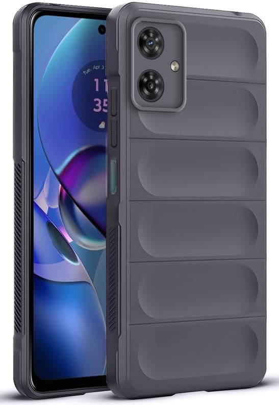Ivoler Funda Para Motorola Moto G15 / G15 Power Con 2 Piezas Cristal Templado, [Protección Militar] Carcasa Protectora Antigolpes, Fina Suave TPU Silicona Caso Anti-Choques Antihuellas Case, Negro