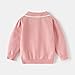 Boys Girls Argyle Sweaters Half Zip Flip Collar Long Sleeve Pullover Sweater Cable Knit Uniform Sweater Fall Winter Clothes