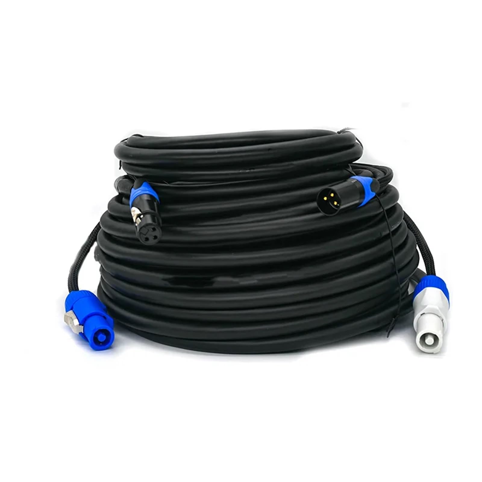 Kabel XLR 2,5 mm do ciężkich zastosowań 3 x 2,5 mm² 1 m 2 m 3 m 5 m AC do oświetlenia scenicznego dla DJ(2m)