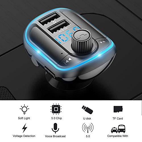 Trasmettitore FM Bluetooth Auto Bluetooth per Auto...