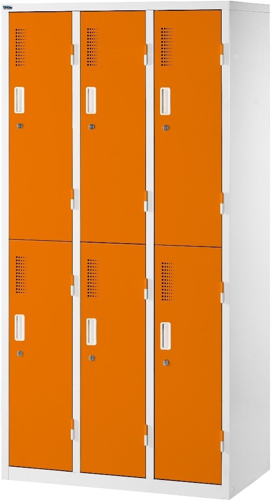 (260-00）Ceha/ロッカー/まとめて５セット/カラーオレンジ/更衣室などに♪ 260-00）Ceha/ロッカー/まとめて5セット/カラーオレンジ/更衣室などに♪