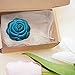 4.5cm TINY ROSE Flower Pin Brooch By NhanDo Handmade – Flower Brooch Pin for Women and Men, valentines day gifts, Handmade Gift For Her, Gift for Mother Day, Gift For Teacher Day (Teal)