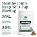 Doggie Dailies, Hip and Joint Supplement for Dogs, Glucosamine Chondroitin, Premium Hip and Joint Chews for Dogs All Breeds & Sizes, Dog Vitamins and Supplements, (Chicken) 225 Chews