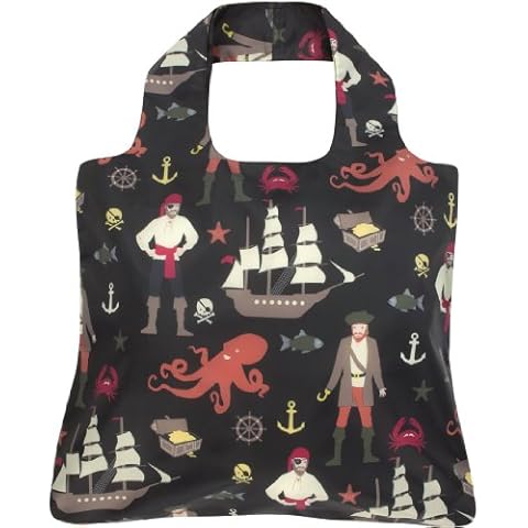 Envirosax Pirates - Folding Reusable Shopping Bag - Bag For Life Cover