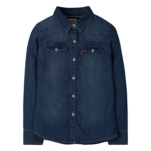 Levi's Girls' Long Sleeve Button Up Shirt