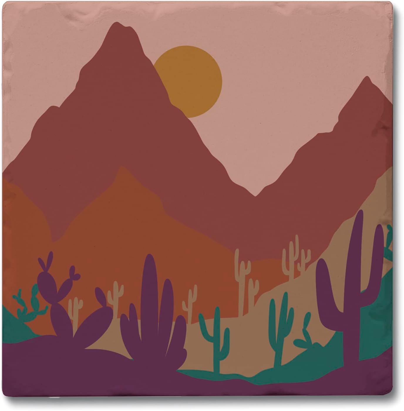 Thirstystone Kokopelli Toss Natural Sandstone Coaster 4