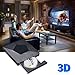 Wihool External Blu Ray CD DVD Drive, Portable 3D Blu-ray Drive USB 3.0 and Type-C DVD Burner Optical Bluray CD DVD Reader for Mac OS, Windows xp/7/8/10, Laptop PC