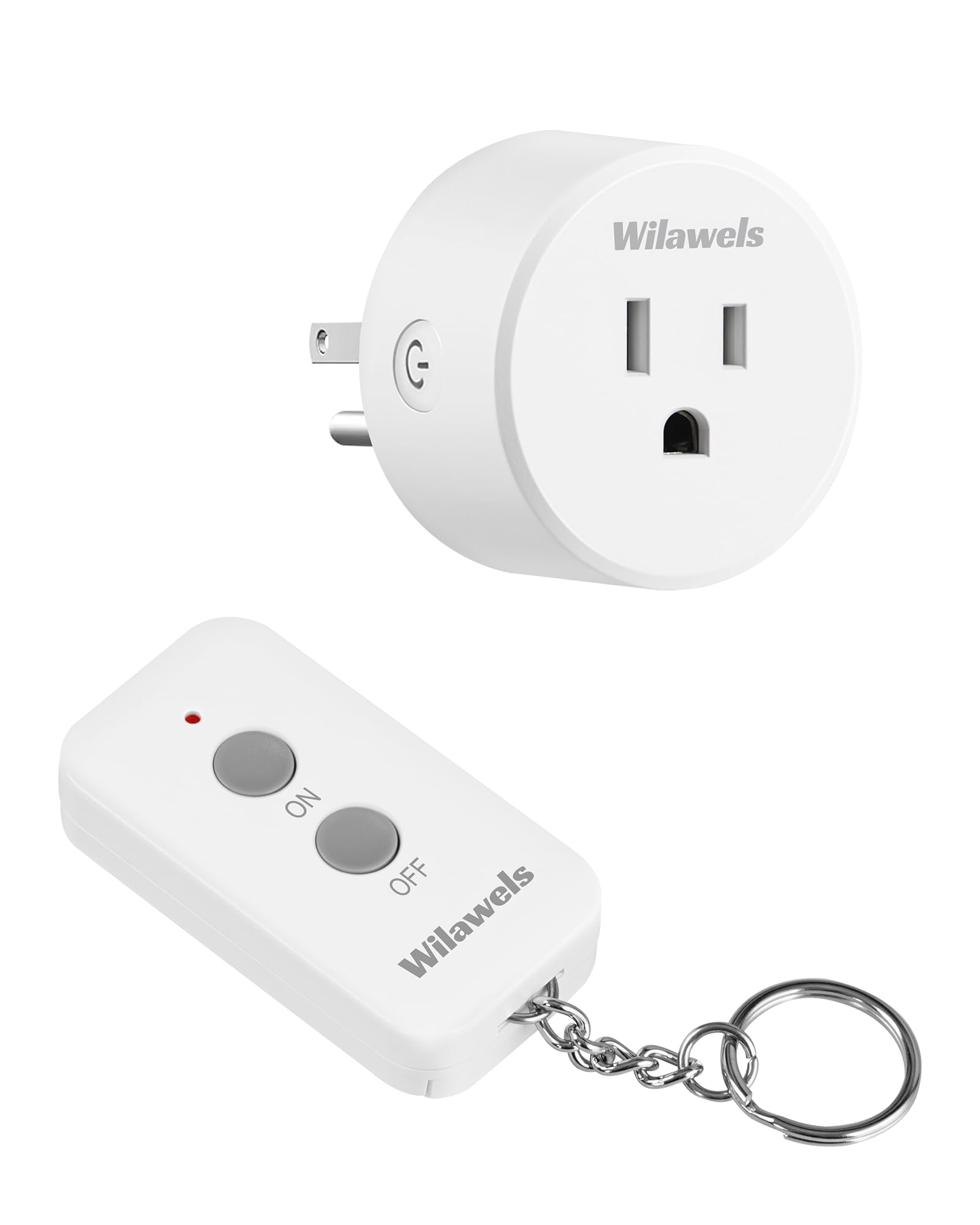 Photo 1 of Remote Control Outlet Plug, WILAWELS Wireless Remote On Off Switch for Outlet, Remote Light Switch for Lamp, Light, Programmable, 100ft RF Range, 15A/1875W, Battery Included, FCC Listed W11RC1106
