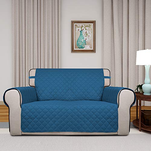 image for PureFit Reversible Quilted Sofa Cover, Water Resistant Medium Slipcove