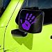 Skull Daddy Graphics Two Wave Stickers fits Jeep Wrangler JK TJ YJ CJ (x2) Decals Pair Left & Right (Purple)