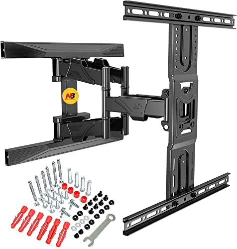Image of Audiovan Full Motion Cantilever Swivel Tilt Wall Mount Inches for Led LCD & Plasma Tv Movable Corner Bracket (42-75)