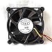 Wentylator chłodzący do T&T 60 mm x 20 mm cichy wentylator procesora 12 V DC 3-pinowe złącze 50 cm długie przewody
