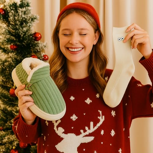 Pluffi Slipper for Men & Women –Plush Fleece Lining Memory Foam Cushioning Machine Washable Non-Slip Indoor Outdoor Sole 5