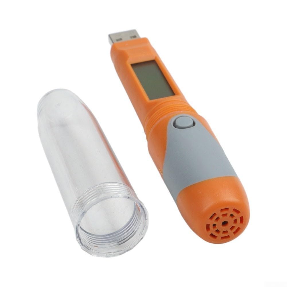 Registratore dati di temperatura e umidità con display LCD per il monitoraggio della catena del freddo in per magazzini e laboratori refrigerati