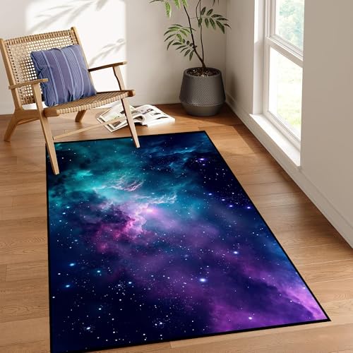 Tapete decorativo Galaxy 80x120 cm azul oscuro miniatura 6