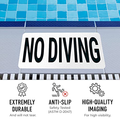 Marcador Adhesivo para Piscina Vinilo 6x12 Pulgadas miniatura 2