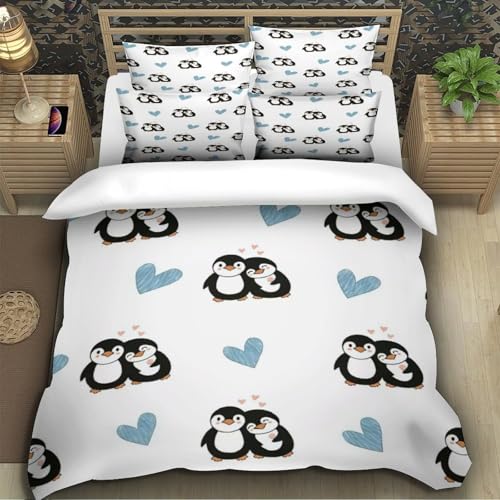 Housse de couette plumes de paon 220x240cm en microfibre de qualité supérieure pour lit king