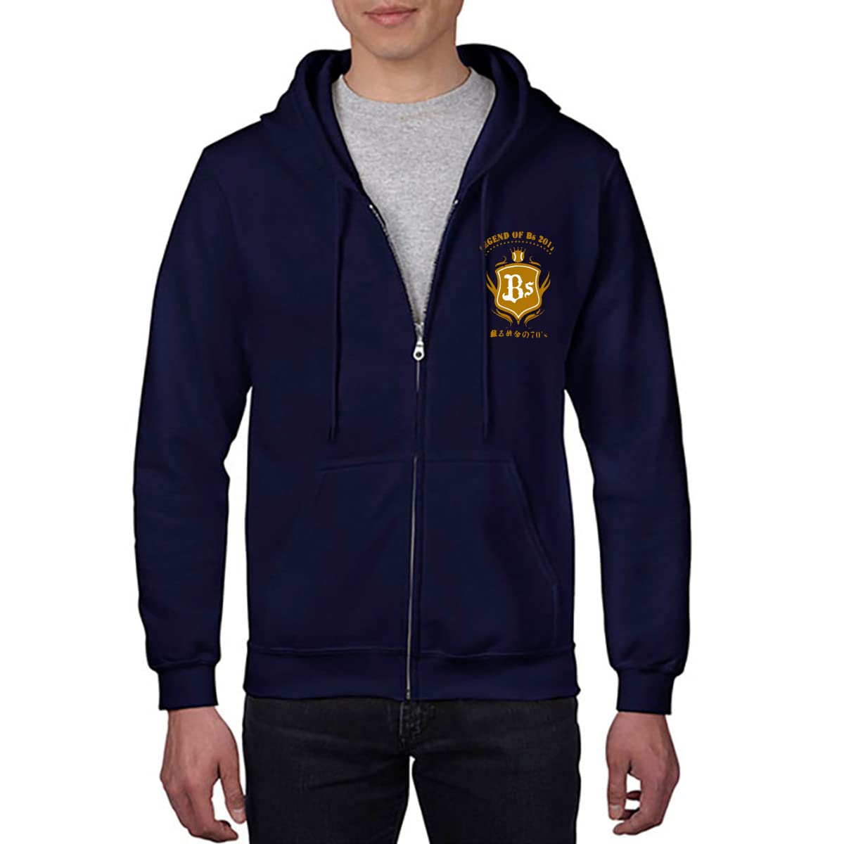 Amazon.co.jp: パーカー メンズ ジップパーカー オリックス