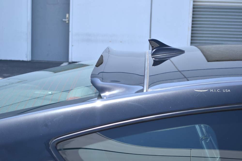 HIC USA 2008 to 2016 Genesis 2 Door Rear Visor (Glossy Black)