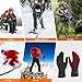 Heated Glove Liners Thin, Heated Electric Gloves for Men Women Rechargeable Battery with Touchscreen, Hand Warmers Gloves for Motorcycle Ski Work Arthritis Raynauds Hunting by V.Step Black, S