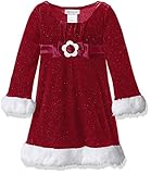Traumhaftes weinrotes Samt-Kleid von Bonnie Jean. Ein perfektes Kleid für Nikolaus, Weihnachten und den Weihnachtsfeiertagen! Die Prinzessin ist immer richtig gestylt und ein Hingucker für jedermann! Ein Traumkleid auch für Fotoshootings für traumhafte Weihnachtskarten!
