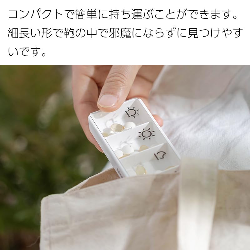Amazon.co.jp: 霜山 ピルケース 薬ケース 飲み忘れ防止 薬入れ