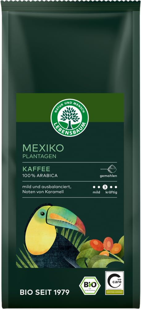 Mexiko Plantagen Kaffee, gemahlen 6 x 250 g