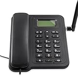 GSM Wireless Telephone Desktop Fixed Phone for Home and Office Rechargable Battery SMS Support 2 SIM Card Slots Wireless Phones