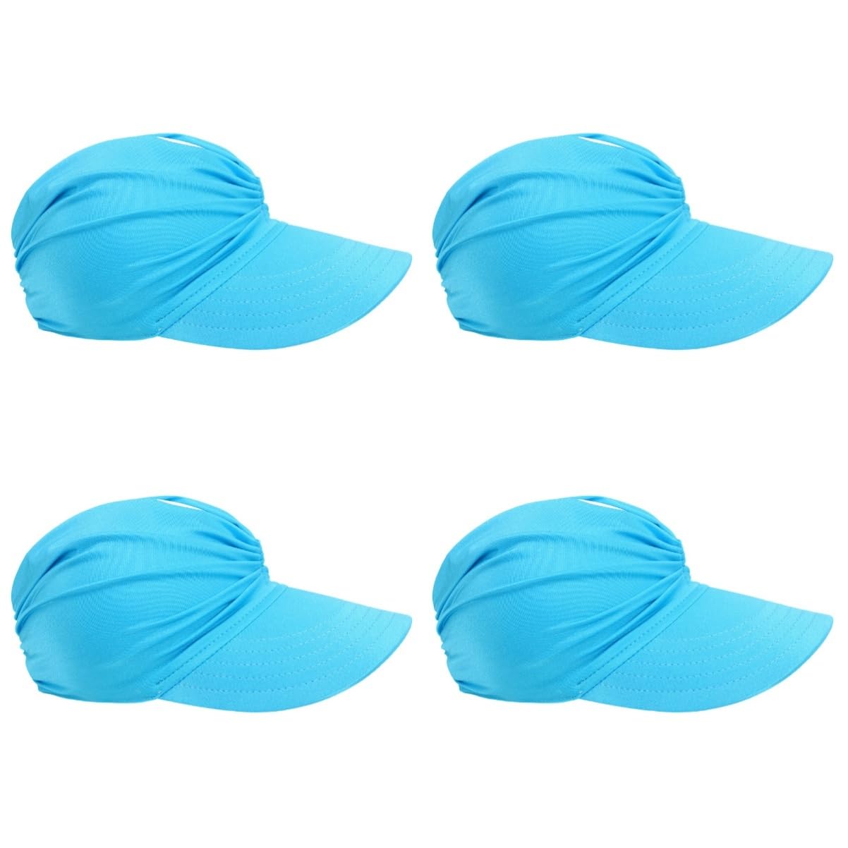 Sombrero de sol de bebé para playa en nailon azul cielo 8