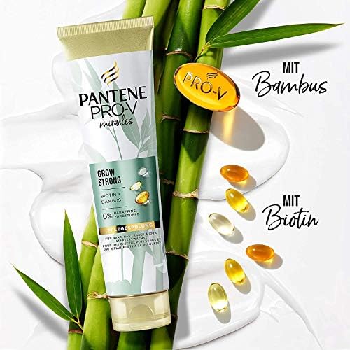 Pantene Pro-V Miracles Grow Strong odżywka do pielęgnacji 160 ml z biotyną i bambusem, uroda, wypadanie włosów, dla kobiet