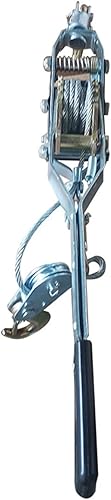 Miniatura 9 de Extractor portátil de 2 toneladas de doble engranaje resistente con 2 ganchos extractor de cables de mano