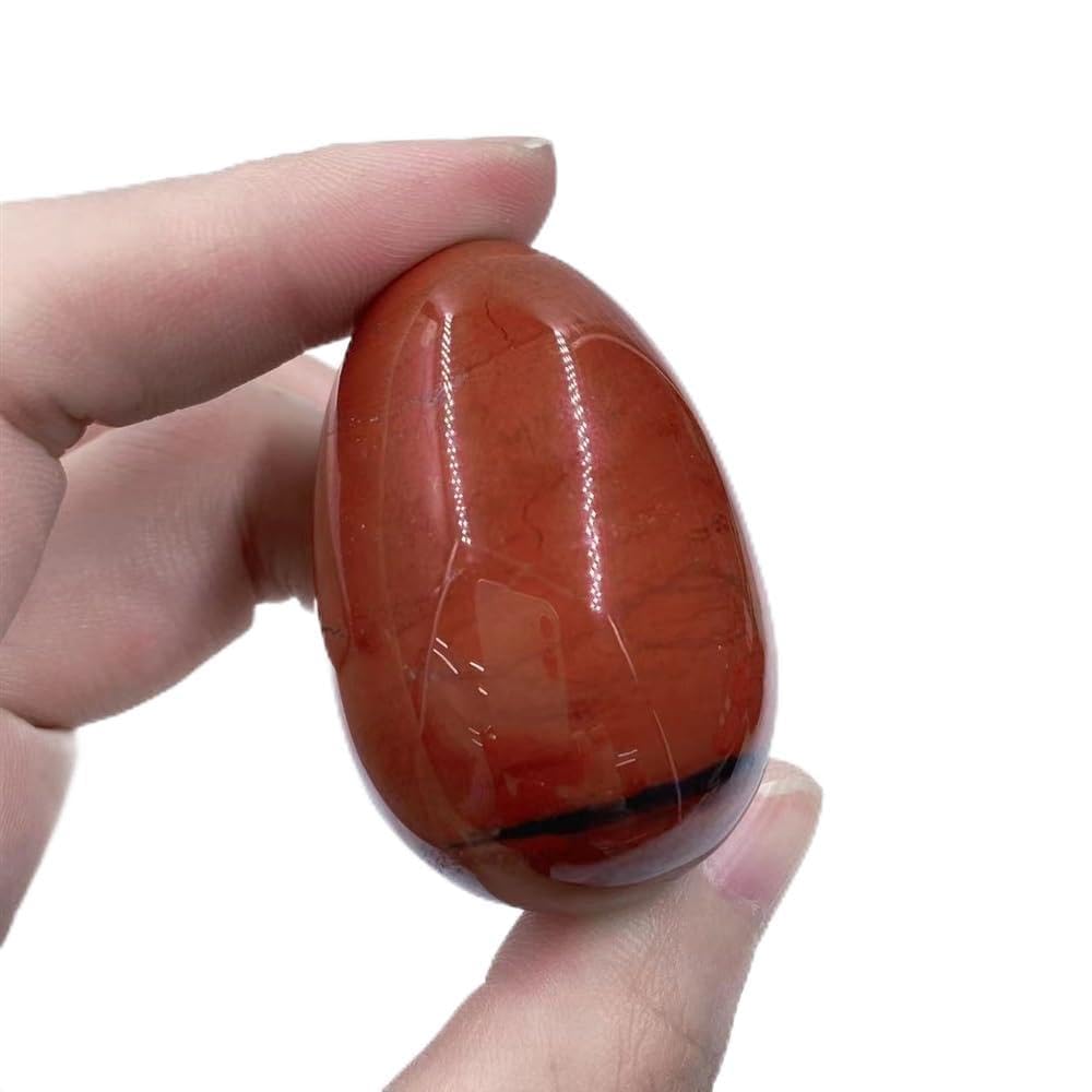 red Jasper Crystal Quartz Egg Aquarium 2pcs (Size : 5pcs)