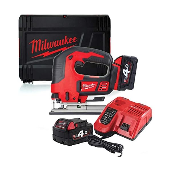 Milwaukee MILM18BJS4C M18 BJS-402C Stichsäge 18 Volt 2 x 4,0Ah Li-Ion