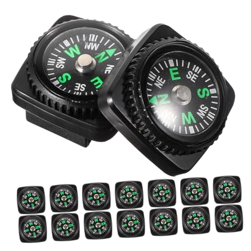 Brújula de muñeca portátil 25 piezas con estuche de cuero