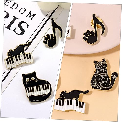 Badges d'épingle vêtements et jolie épinglette chat noir pour customisation