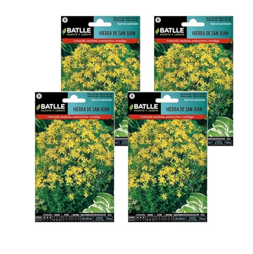 SEMILLAS BATLLE Pack 4 Semillas de hierba de san juan hypericum de Semillas Batlle PACK (4)