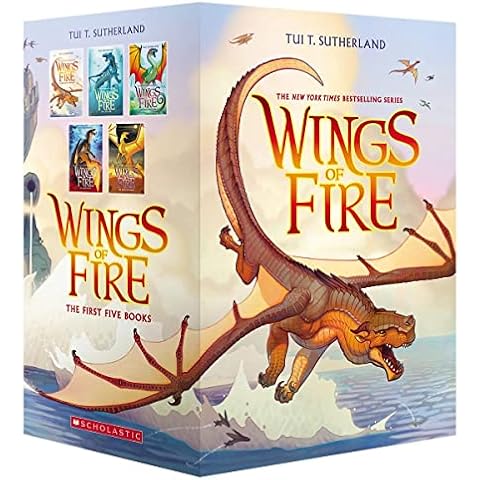 Wings of Fire Boxset, Books 1-5 (Wings of Fire) Cover