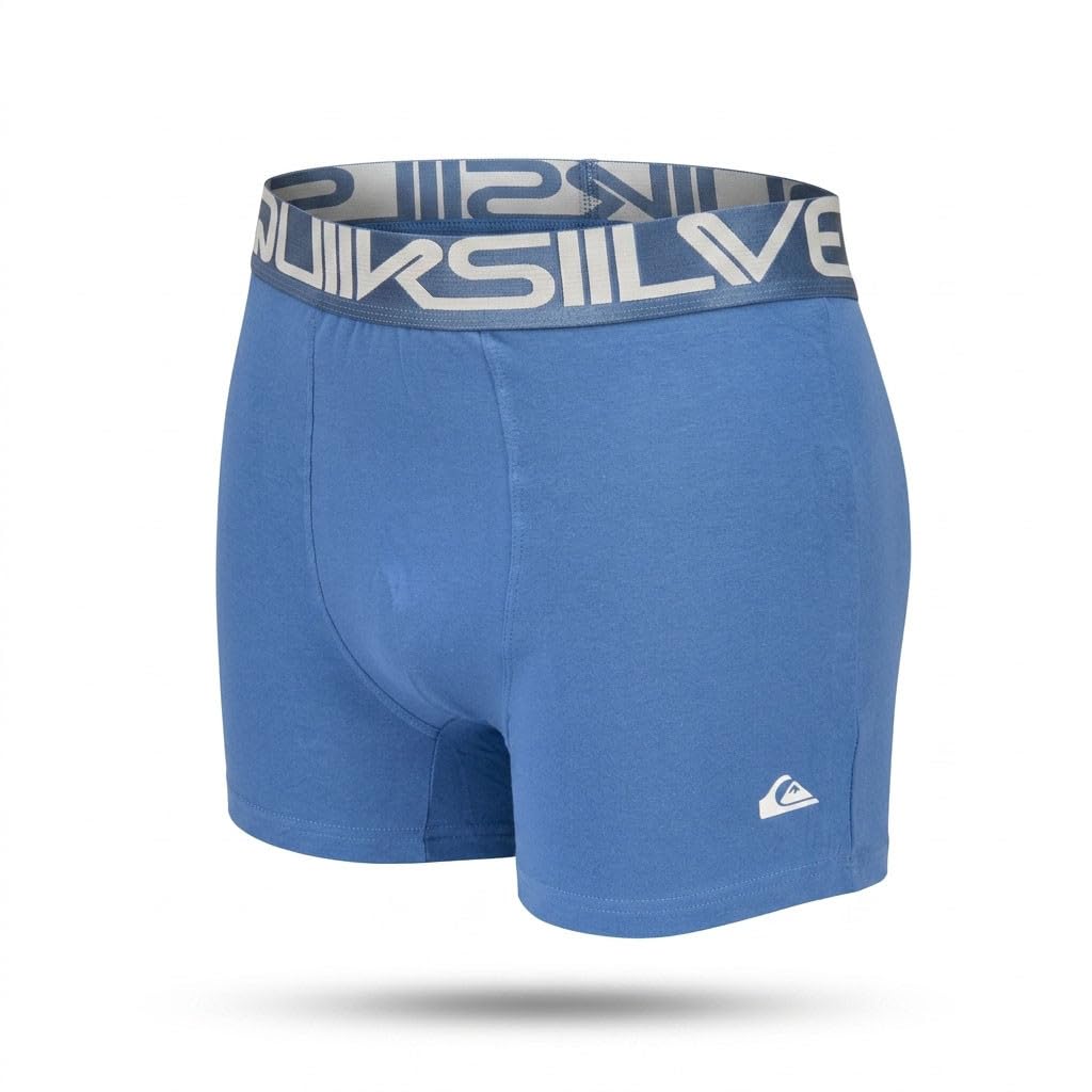 Quiksilver – Pack 4 Boxers Homme Confort Coton Stretch